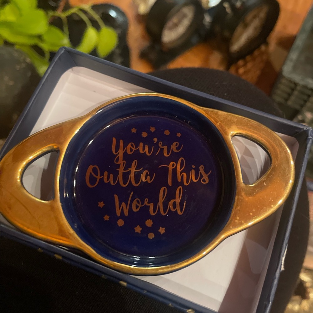 NEW- Space trinket dish